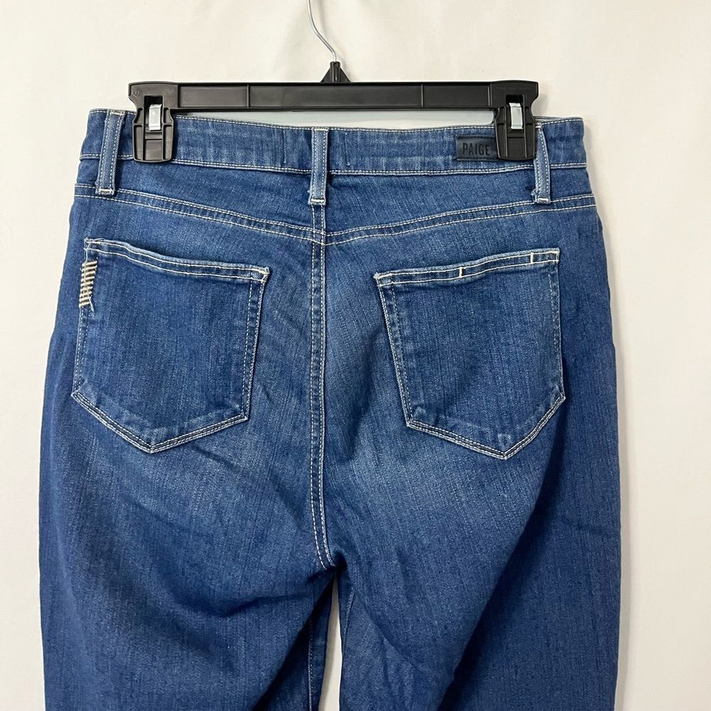 Paige Hoxton Ankle High Rise Dark Denim Jeans Size 29 - Picture 6 of 6